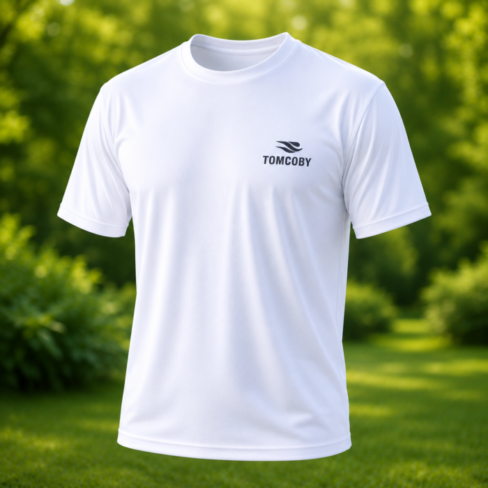 Tomcoby Performance Crew Neck T-Shirt – White